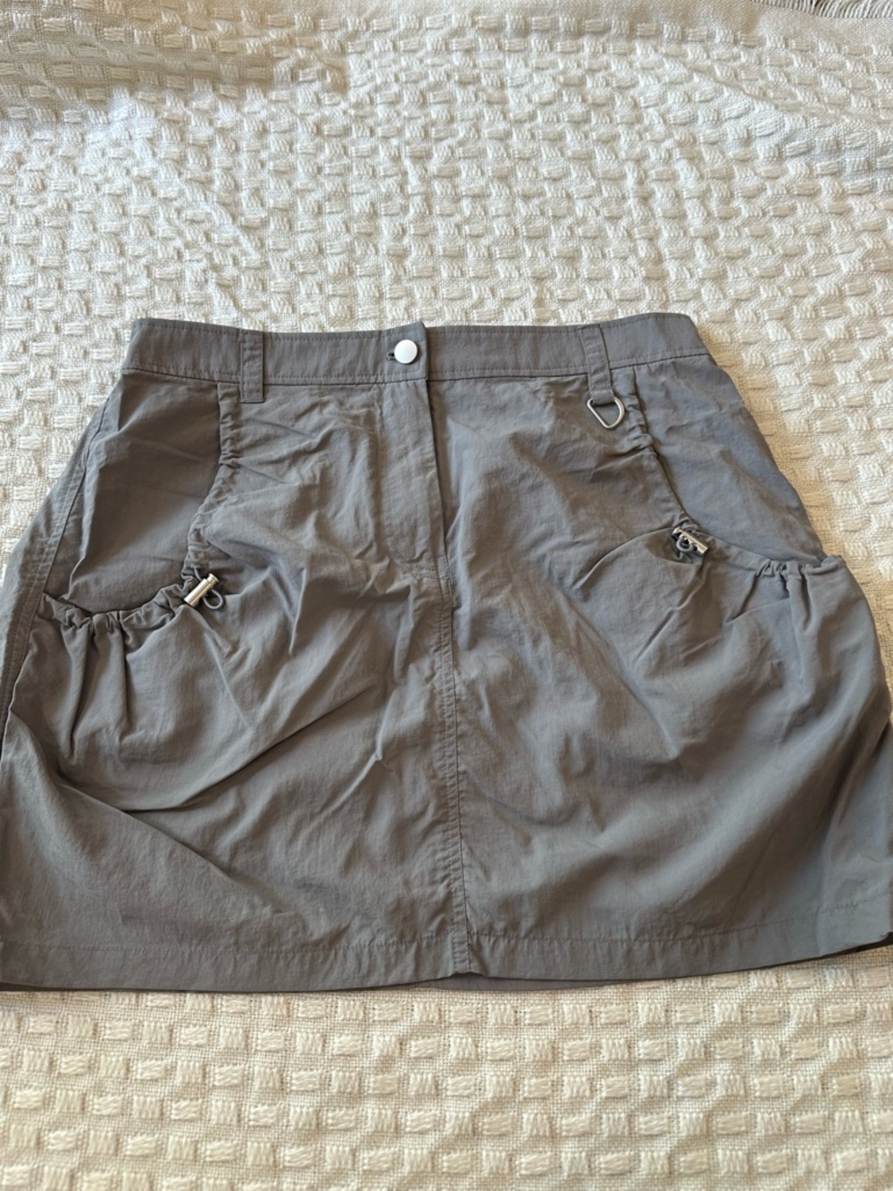 8 seconds Gray Utility Pocket light weight Skirt size large
